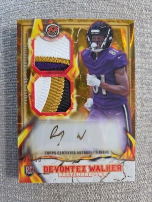 2025 Topps Resurgence - Ignite RPA Devontez Walker #IPA-DW Gold Power Surge /50