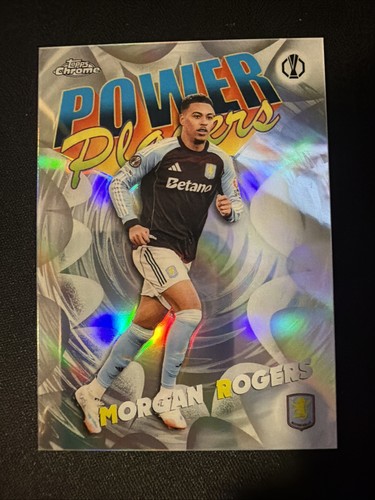 Morgan Rogers Power Players 2025-26 Topps Chrome UEFA Club Competitions #PP-23