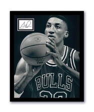 Scottie Pippen Autographed Signed 11x14 Framed Photo Chicago Bulls ACOA