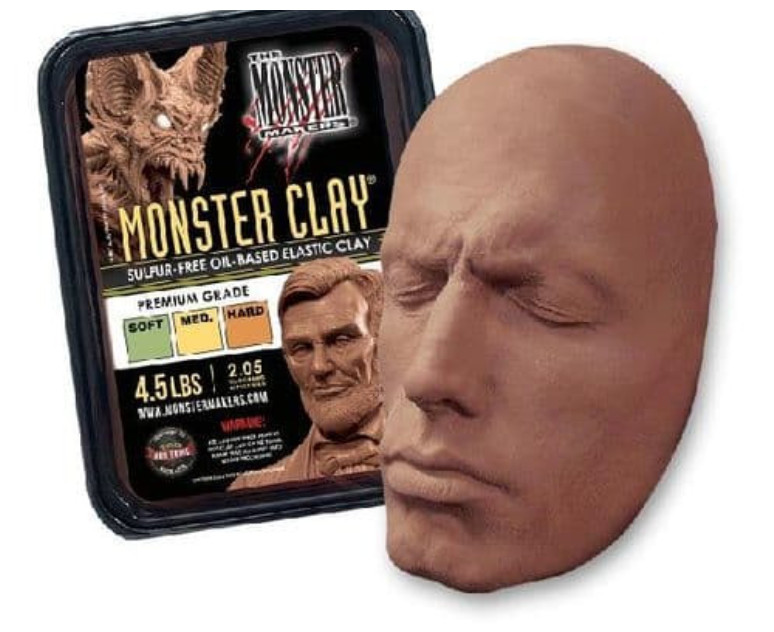 Monster Clay Premium Grade Modeling Clay - Medium - (4.5lb Tub) - NEW SIZE