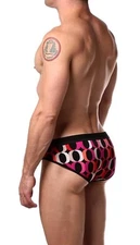Justin Case Pink Orange Black O Brief Small S