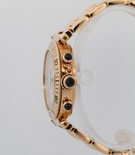 PAPERS Cartier Pasha 18K Yellow Gold Chronograph 38mm Watch 2111 W30140D1 BOX 3