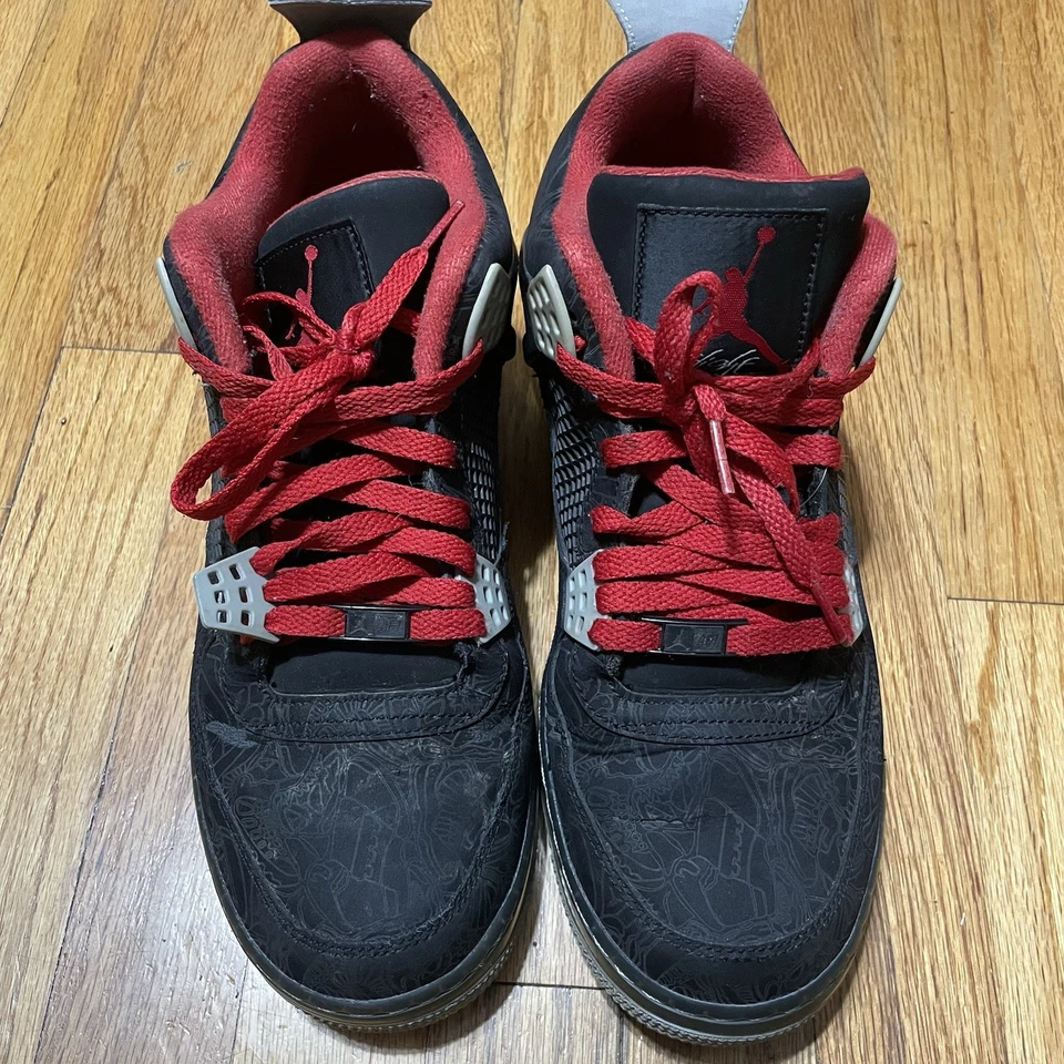 Air Jordan Fusion 4 Premier черный лазер размер 10,5 - Изображение 2 из 4