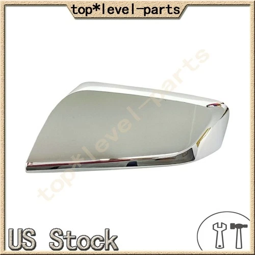 Left Driver Side Chrome Side Mirror Cover Cap For 2014-2019 Chevrolet IMPALA