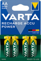 Varta Recharge Accu Power AA 2600 Mah, 4Er Blister Akku #26051722