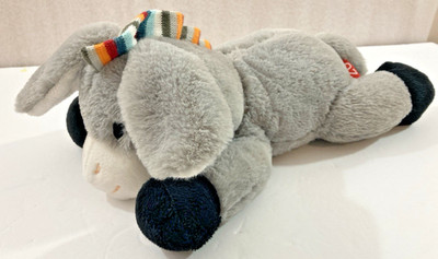 ZAZU Don the Donkey 12'' plush multicolored mane belly pocket (no sound device)