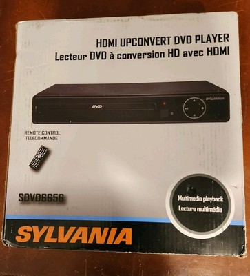 Sylvania HDMI Upconvert DVD Player Multimedia Playback Remote Control