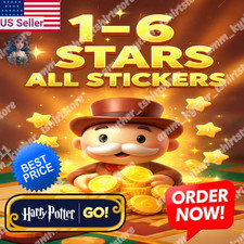 Monopoly Go 1-6 Stars  ALL Stickers   Cheapest  Available  24/7