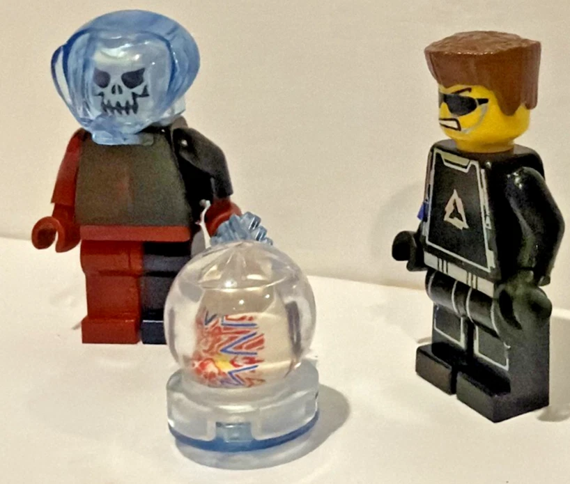 LEGO Alpha Team Minifigures 2 Dash Ogel Minion Mission w/ ORB ALP026 ALP02 - Image 4 of 4