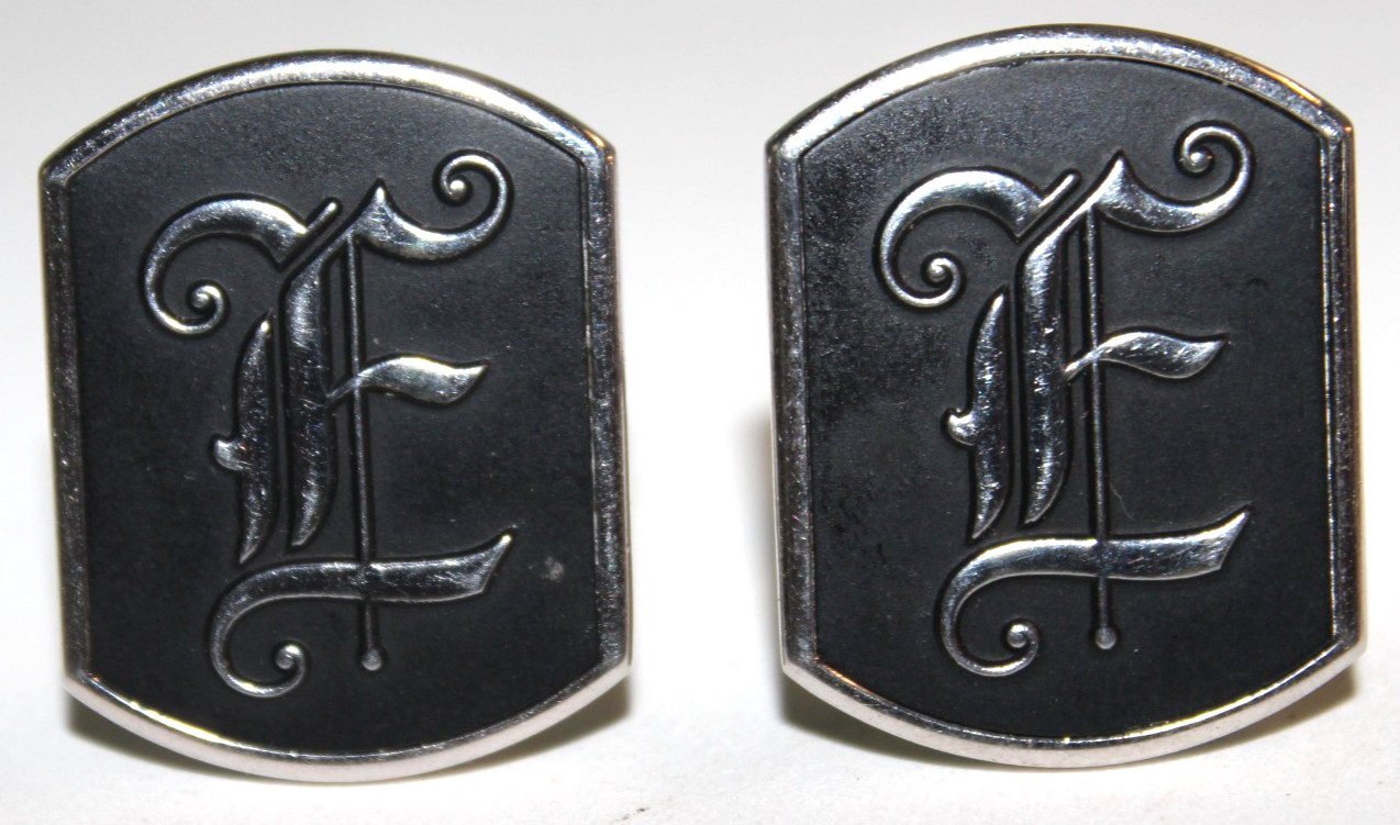 Swank Monogram E Cufflinks - image 1