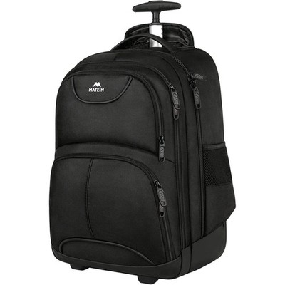 18 Zoll Trolley-Koffer Rollen Laptop Tasche Pilotenkoffer Reisetasche Schwarz