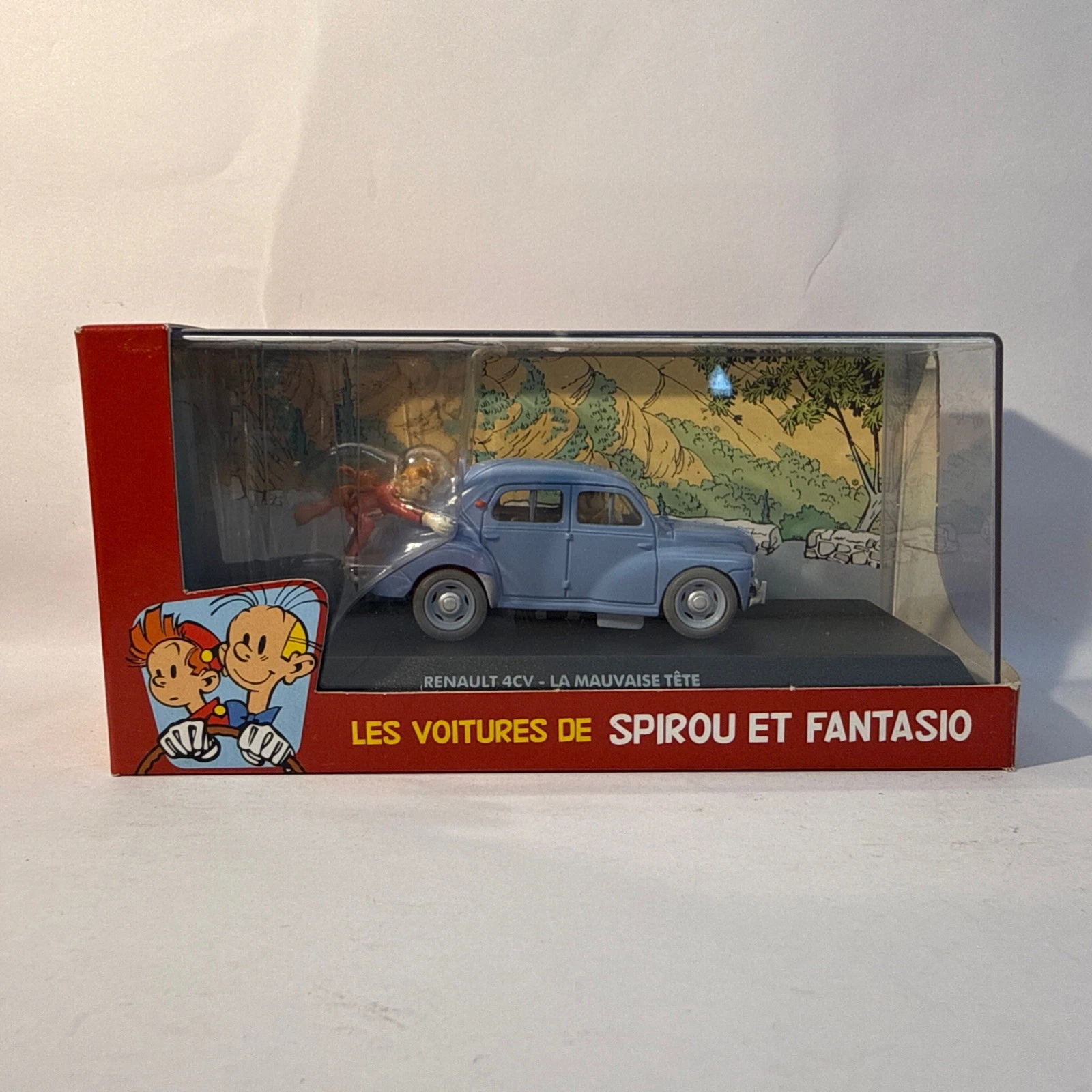 Voiture Miniature Spirou Et Fantasio Renault 4CV La Mauvaise Tête