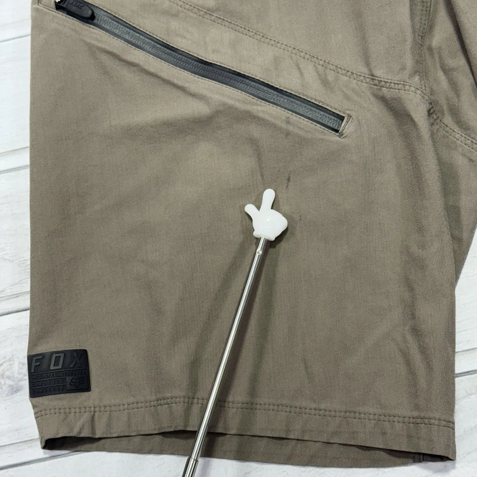 Shorts de ciclismo Fox Racing masculino 36 Ranger mountain bike MTB bolsos de carga - Imagem 3 de 4