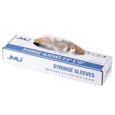 500/Box Dental Air Water Syringe Sleeves Disposable Plastic 2.5" x 10" Clear