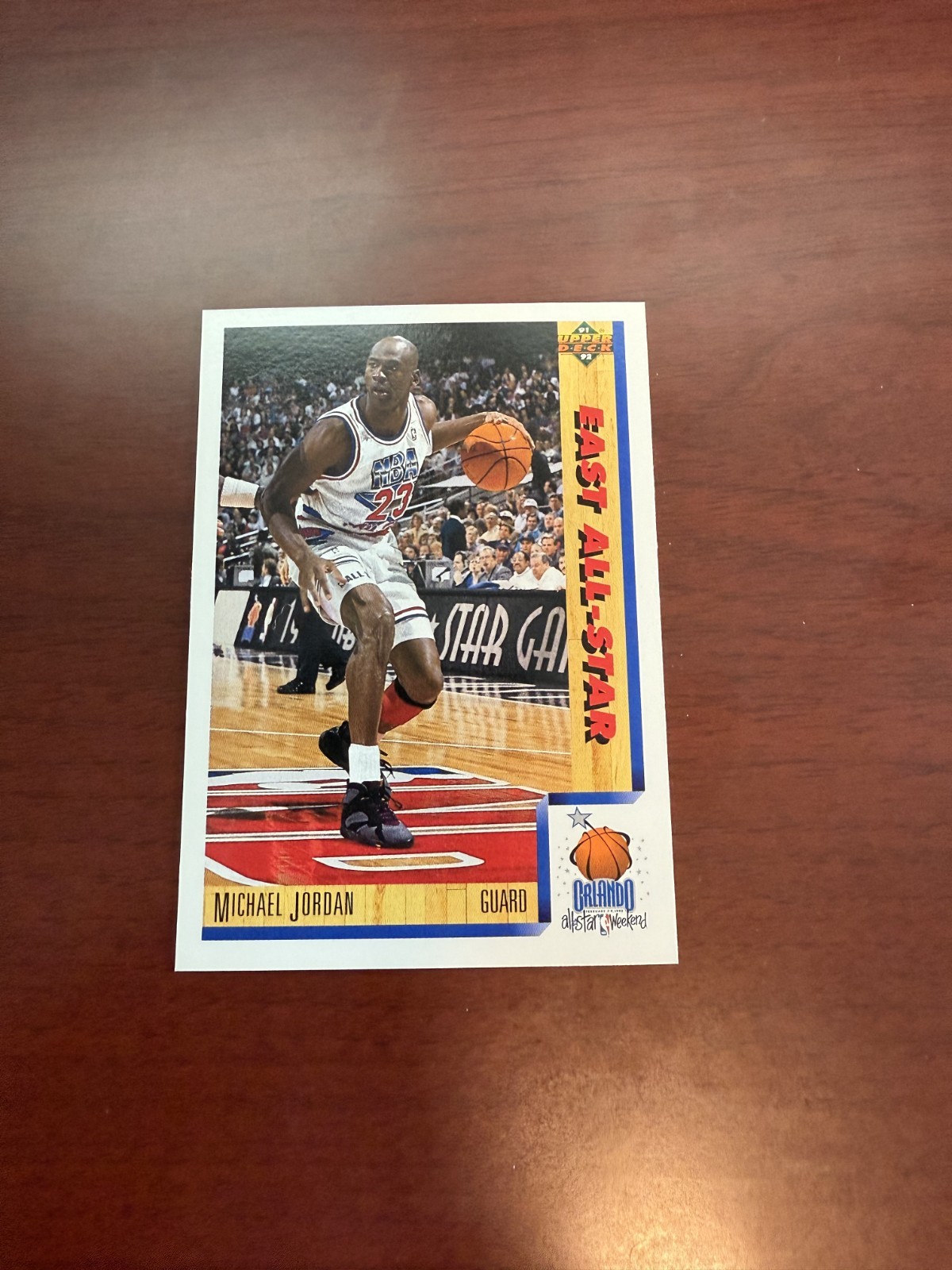 1991-92 Upper Deck East All-Stars #452 Michael Jordan HOF