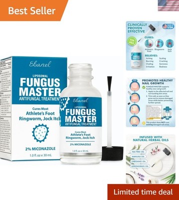 Antifungal Cream Miconazole Athletes Foot Treatment, Cures Fungal Infection L...