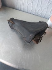 VINTAGE LEATHERIES BICYCLE SEAT TRADITIONAL BSA RALEIGH RUDGE