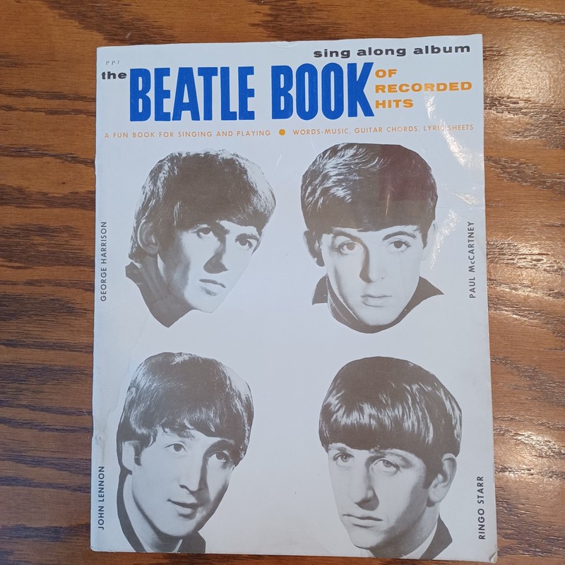 The Beatle Book Sing Along Album of Recorded Hit sheet music songbook 64 Beatles