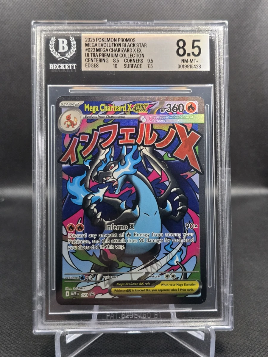 Pokémon TCG 8.5 Graded Charizard Individual Collectible Card Game