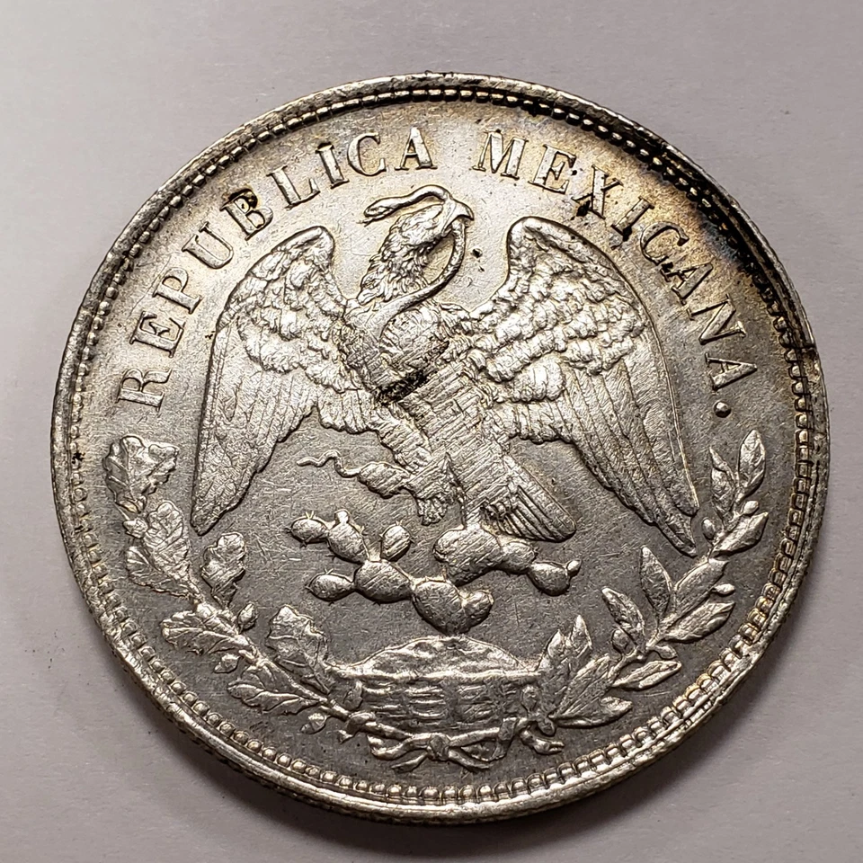 1898 Mo AM Mexico City Un Peso - .7857 oz ASW - XF+ - SKU-Q2311 - Image 2 of 4
