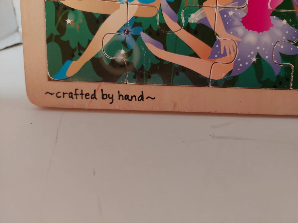 Melissa Doug Wooden Fairy Fantasy Puzzle 48 Pieces Fairytale Theme Hand Crafted - Image 4 of 4