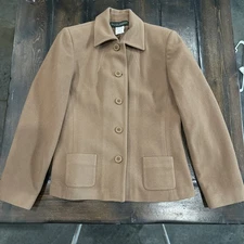 Harve Benard Womens Wool Blend Coat Size 10 Peacoat Blazer business or casual 