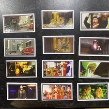 Dr Who Merlin Stickers X 12 Purple Back Great Condition