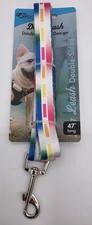 Duke's Dog Leash 47" Long Double Sided Design Multi-color Item 0128