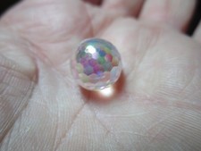 INTERCHANGEABLE ORBS SPHERES BALLS MARBLES 12 MM FACETED GLASS OPALESCENT ORB