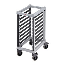 Cambro 1 / 1 Gastronorm Trolley in Grey Composite - 9 Pan Capacity - Short