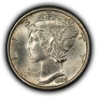 1926 10c Mercury Silver Dime - FSB - UNC - SKU-Z6768