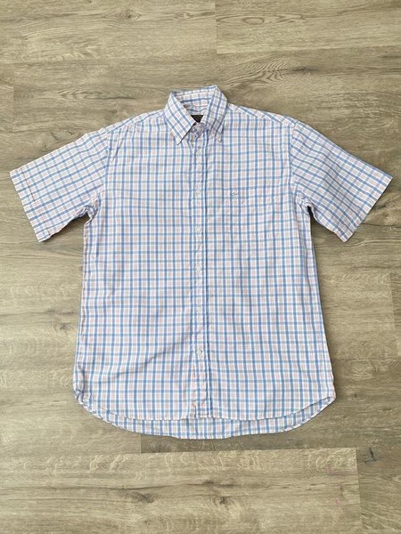 Men Paul & Shark Shirt Navy Cotton 40 /L / 48 #C2ZH
