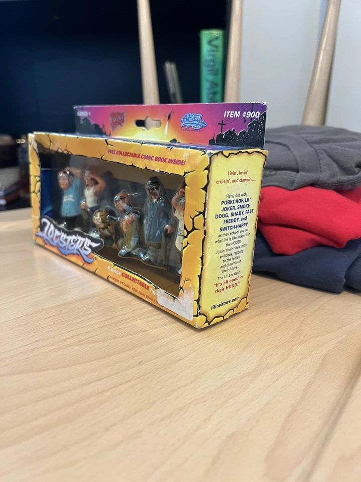 Vintage Hoppin Hydros The Lil Locsters Series 1 900 6 Figure Set HTf - Image 4 of 4