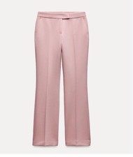 Zara New pink Trousers Size S Ref 9605/507