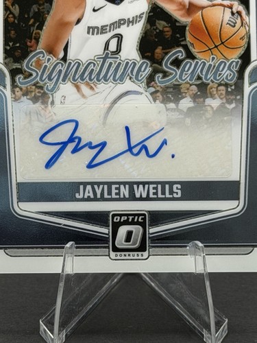 Donruss Optic Jaylen Wells RC Auto Signature Series Grizzlies 2024-25 - Imagen 7 de 8