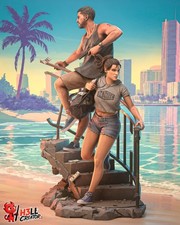 Fan Art Gta VI 6, Jason Lucia diorama, resina stampa 3D, statua action figure