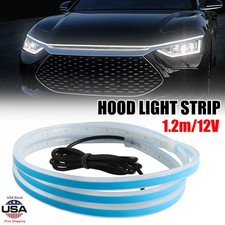 120cm47in White Flexible Car Hood Day Running Led Light Strip Lamp Accessories 120cm47in White Flexible Car Hood Day Running Led Light Strip Lamp Accessories