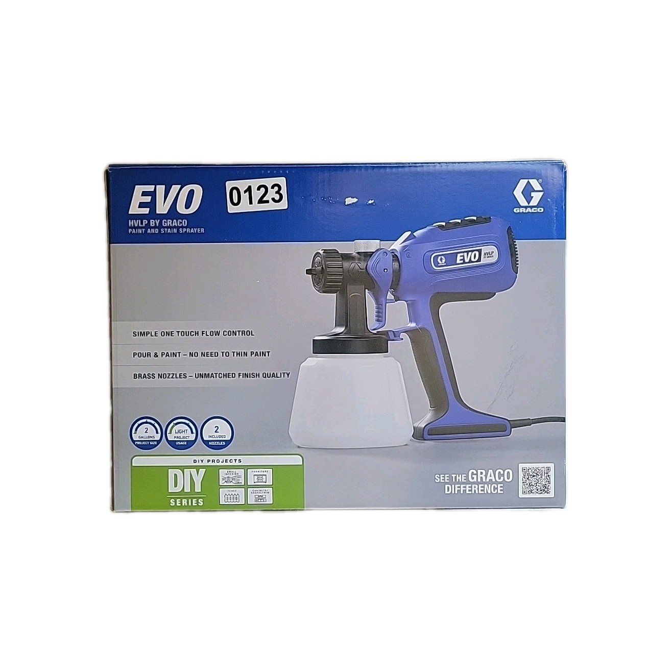 Graco EVO Corded Electric Handheld HVLP Paint Sprayer