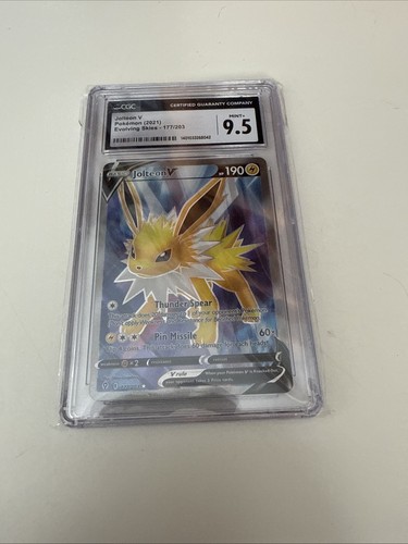 2021 Pokemon Jolteon V Evolving Skies 177/203 CGC 9.5