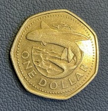 2004 Barbados 1 Dollar Flying Fish