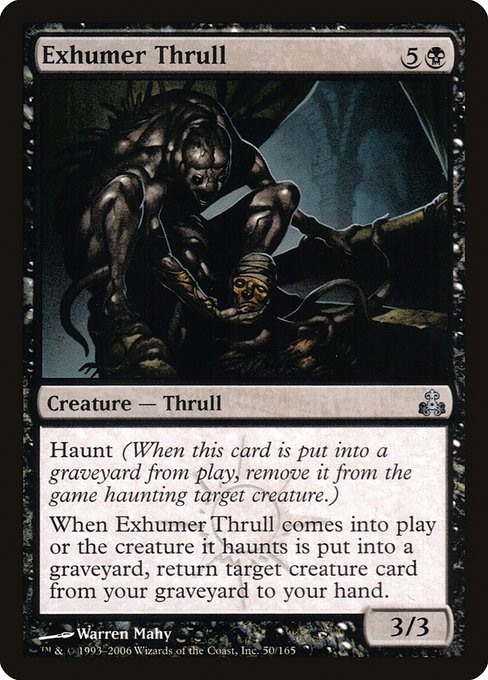 Exhumer Thrull Foil Guildpact 50 NM MTG
