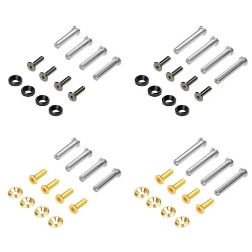 Vibration Resistant Metal Fan Mounting Screws Effortless Installation All PC