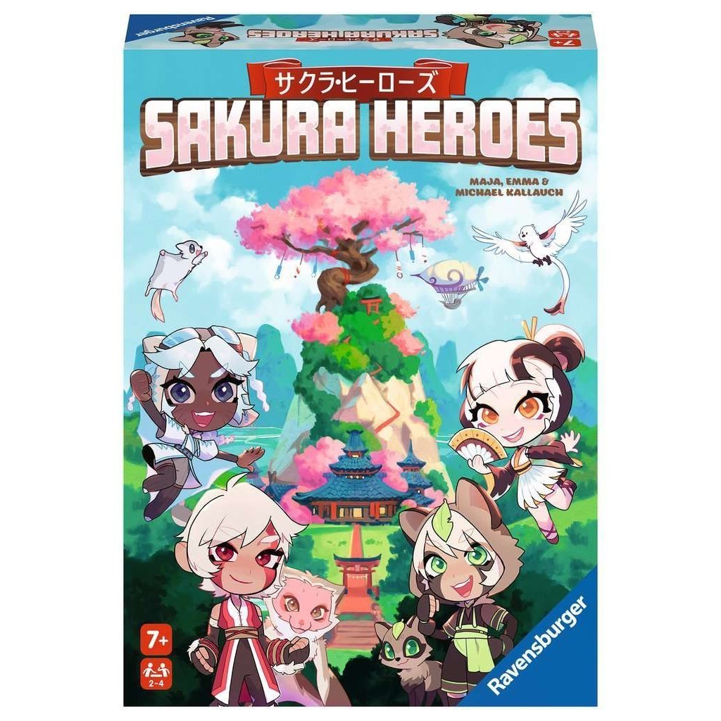 Jeux de société Sakura Heroes : jeu de plateau stratégie et réflexion pour enfants et adultes