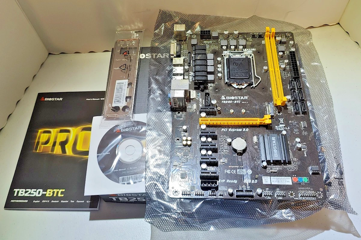 Las mejores ofertas en Placas Base de Ordenador BIOSTAR Biostar Tb250-Btc+  | eBay