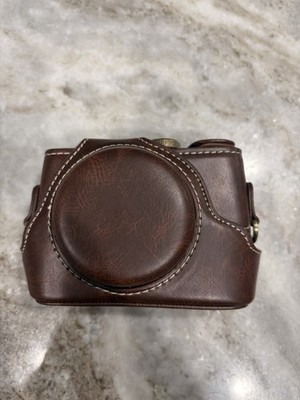 Handmade PU Leather Camera Full Body Case Bag Cover Suitable For Canon G7X2/G7X3