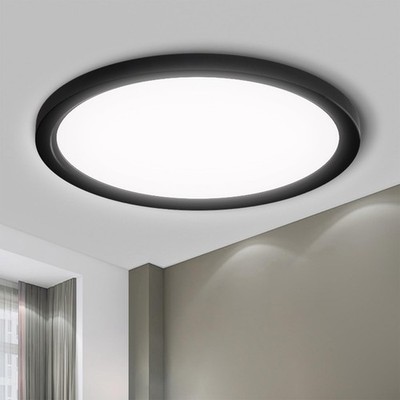 Deckenleuchte LED Deckenlampe,IP44 Wasserfest Badlampe,18W Flach Schlicht Lampe