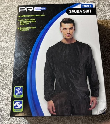 Sauna Suit Pro Strength Unisex L/XL 2Pc Lightweight Promotes Sweat & Weight Loss