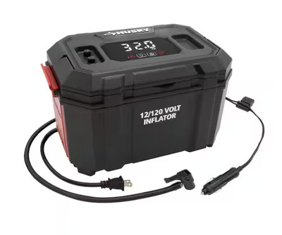 Husky 12 Volt / 120 Volt Home & Auto Tire Inflator (H12120N)