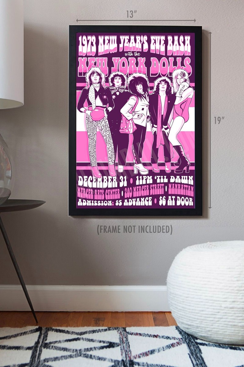 New York Dolls 限定版ポスター‼️ 大判・重厚額装‼️ New York Dolls 限定版ポスター‼️ 大判・重厚額装‼️