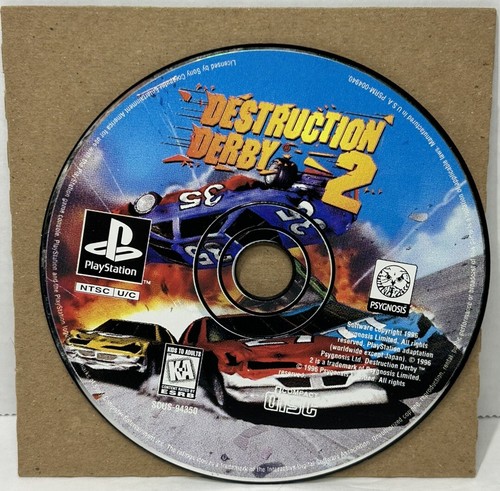Destruction Derby 2 PlayStation 1 1996 PS1 Disc Only Original Tested